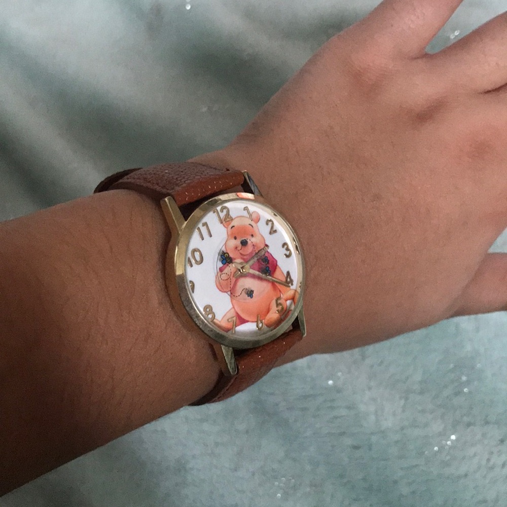Winnie the Pooh leather watch